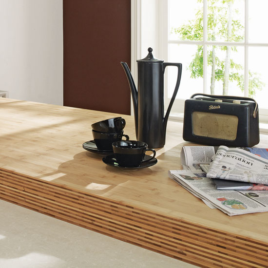 Second Nature bamboo worksurface | Kitchen worktops | Beautiful Kitchens | PHOTO GALLERY