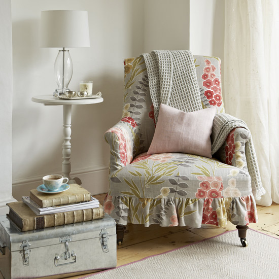 Reupholster the easy way Upholstered armchair | Decorating ideas | Weekend decorating projects | PHOTO GALLERY | housetohome.co.uk