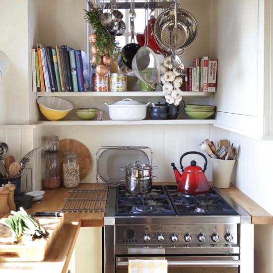 Rustic alcove kitchen Rustic alcove kitchen | Small kitchens | Kitchen | PHOTO GALLERY | 25 Beautiful Homes | Housetohome