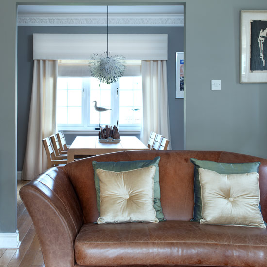 Open plan living room | Leigh's seaside-style house tour | New England house tour | Modern house tour | Style at Home | Housetohome