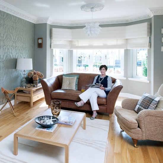 Living room | Leigh's seaside-style house tour | New England house tour | Modern house tour | Style at Home | Housetohome