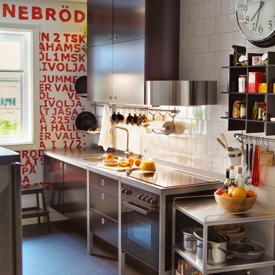 Freestanding units Freestanding units | Ikea galley kitchen | Galley kitchens - 10 of the best | Kitchen planning | Beautiful Kitchens | PHOTO GALLERY