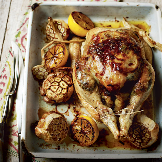 Serve with new potatoes roasted with rosemary and sea salt