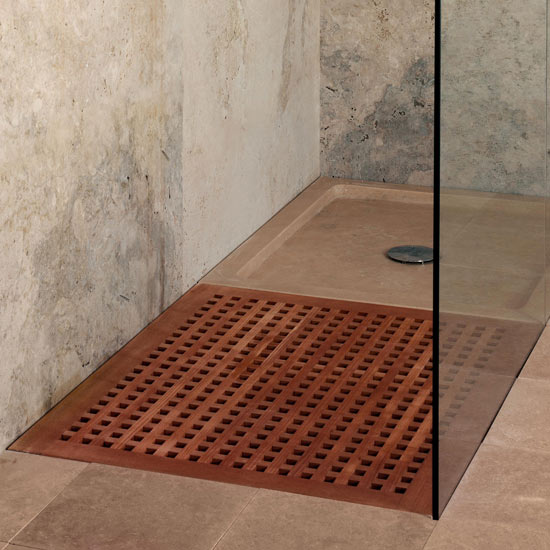 Teak shower tray from CP Hart Teak shower tray from CP Hart | Modern shower trays - our pick of the best | Bathroom accessories | Livingetc | PHOTO GALLERY