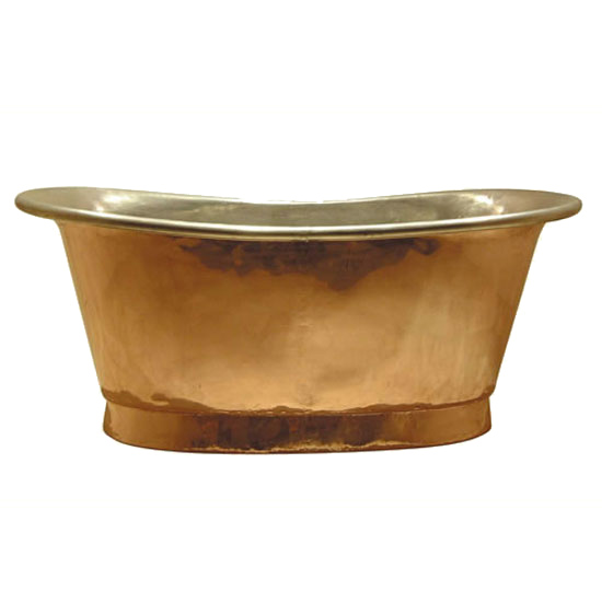 Polished copper bateau from Thomas Crapper | bathroom | country | Country Homes & Interiors