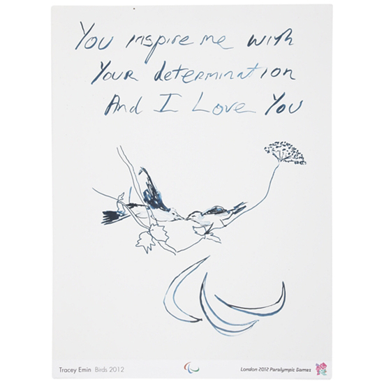 Tracey Emin Paralympics poster from John Lewis London Olympics 2012 | Home accessories | PHOTO GALLERY | Housetohome.co.uk