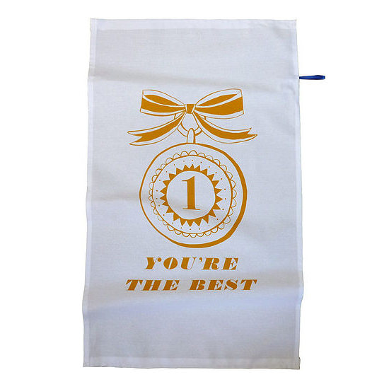 You're the best tea towel from notonthehighstreet.com | London Olympics 2012 gold medal tea towel