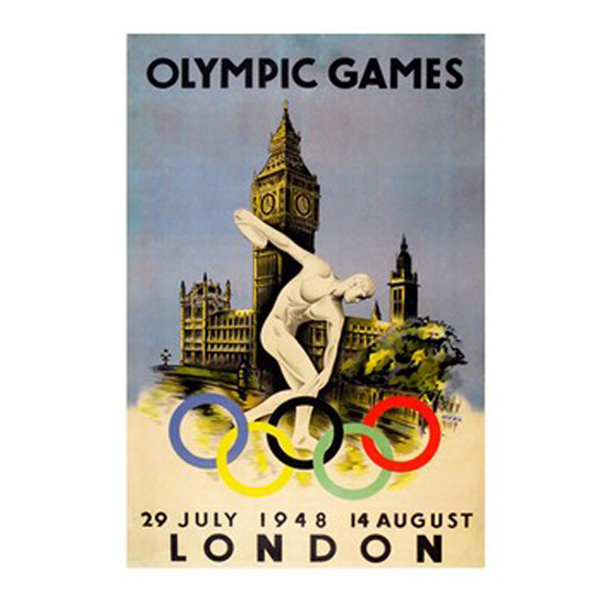 London Olympics 2012 vintage olympics print