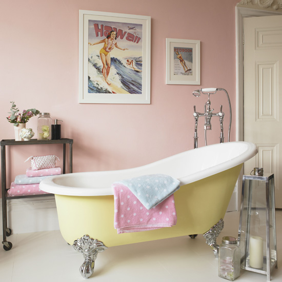 Pink bathroom