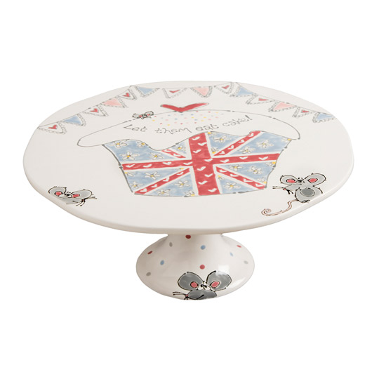 Union Jack Cake Pedestal by Eclectic Tea | PHOTO GALLERY | Housetohome.co.uk