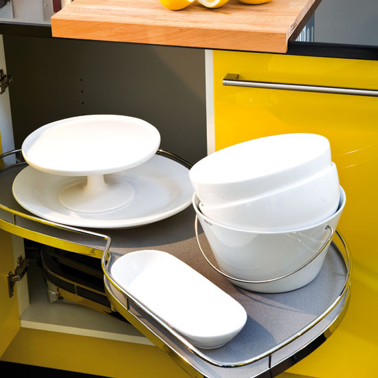 Magic corner | Take a tour around a bright yellow kitchen | Kitchen tour | Beautiful Kitchens | PHOTO GALLERY