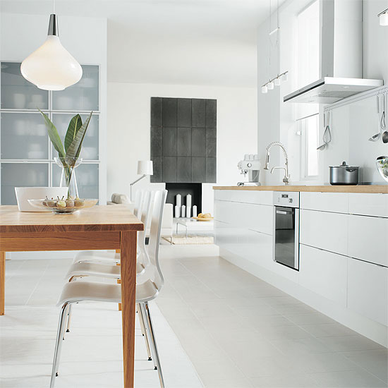 Abstrakt kitchen from Ikea | Handleless kitchen doors - 10 ideas | Kitchen planning | Beautiful Kitchens | PHOTO GALLERY
