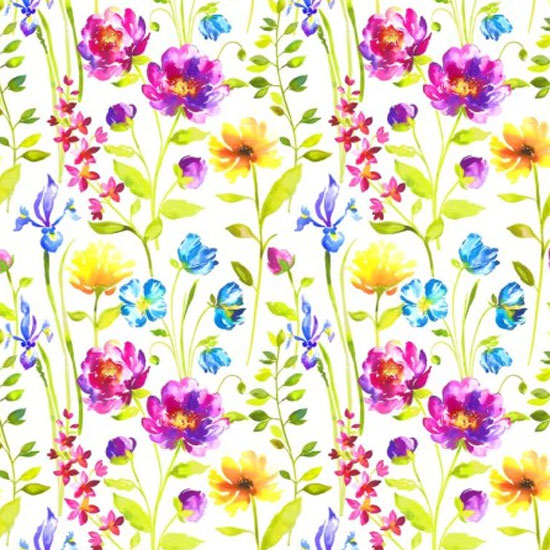 Timarete in Spring by Voyage | Floral fabric | Homes & Gardens | Housetohome | PHOTOGALLERY