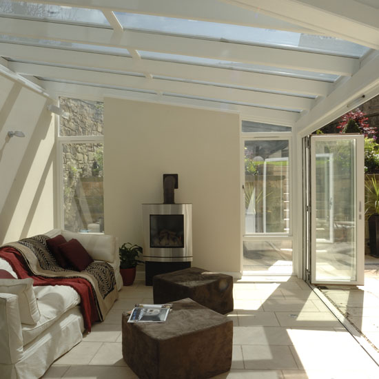 Bi-folding garden room | Garden rooms | Conservatory | Garden room extensions | PHOTO GALLERY | 25 Beautiful Homes | Housetohome