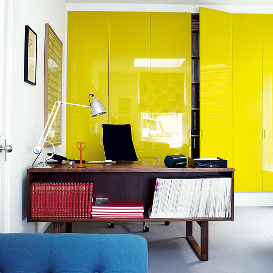 Home office | Be inspired by a sophisticated block colour home | House tour | Livingetc | PHOTO GALLERY