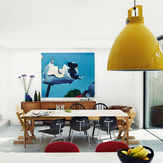 Dining room | Be inspired by a sophisticated block colour home | House tour | Livingetc | PHOTO GALLERY