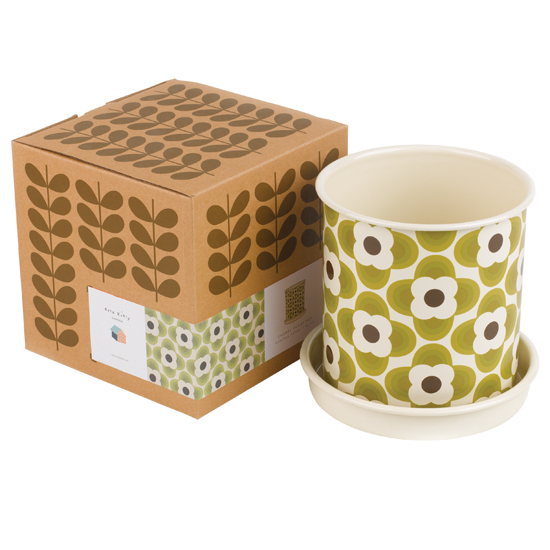 Orla Kiely enamel plant pot by The Gifted Penguin Orla Kiely enamel plant pot by The Gifted Penguin | Planters | Garden accessories | PHOTO GALLERY | Housetohome.co.uk