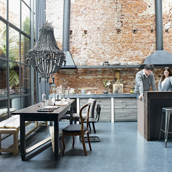 Kitchen-diner | Take a tour around a raw materials home in Amsterdam | House tour | Livingetc | PHOTO GALLERY