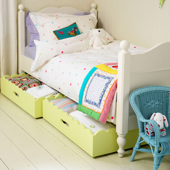 Use under-bed space | children's bedroom | country | Country Homes & Interiors