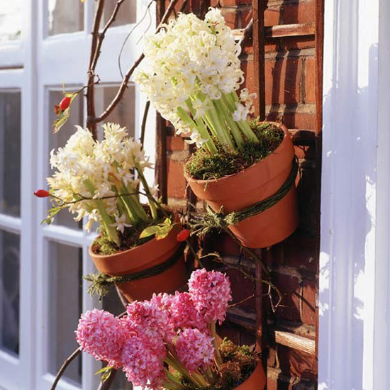 Small garden with pot plant trellis | Small garden design ideas | Garden designs | PHOTO GALLERY | Housetohome.co.uk