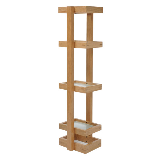 Light oak washstand caddy from Heal's bathroom | country | Country Homes & Interiors