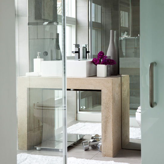 Modern mirrored bathroom | Modern bathroom ideas | Bathroom decorating | Housetohome