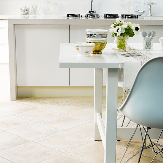 Tarkett vinyl | Pale kitchen flooring | Kitchen ideas | Beautiful Kitchens | Housetohome | PHOTOGALLERY
