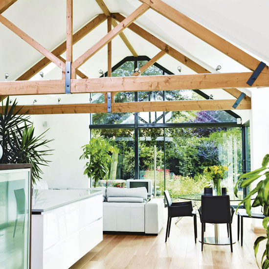 Emphasise a vaulted ceiling | Outdoor kitchens - 10 ideas | Beautiful Kitchens | Housetohome | PHOTOGALLERY
