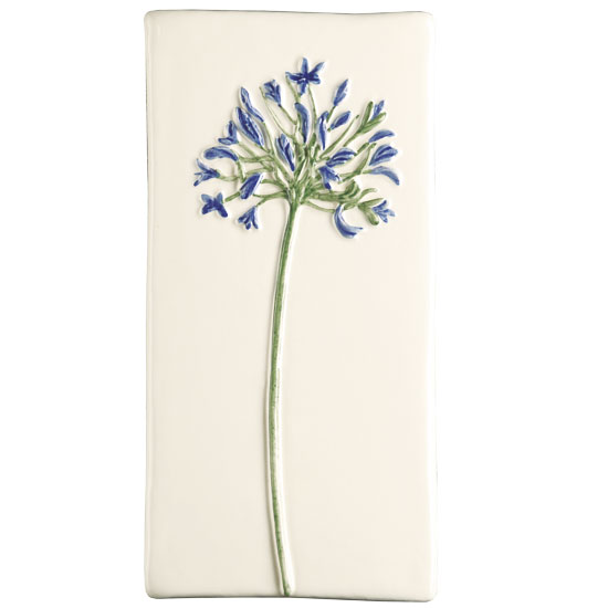 The Winchester Tile Company Agapanthus wall tile The Winchester Tile Company Agapanthus wall tile | Kitchen wall tiles - 10 motif designs | Kitchen ideas | Beautiful Kitchens | Housetohome | PHOTOGALLERY