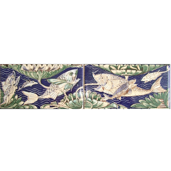 V&A Fish Panel wall tiles V&A Fish Panel wall tiles at Homebase | Kitchen wall tiles - 10 motif designs | Kitchen ideas | Beautiful Kitchens | Housetohome | PHOTOGALLERY