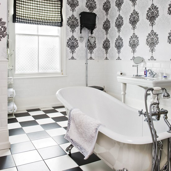 Monochrome bathroom | Art Deco | decorating ideas | PHOTO GALLERY | Housetohome