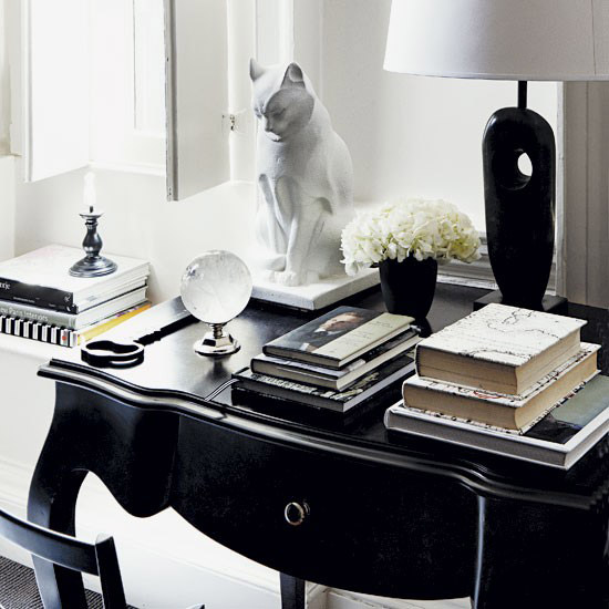 Monochrome home office | Art Deco | decorating ideas | PHOTO GALLERY | Housetohome