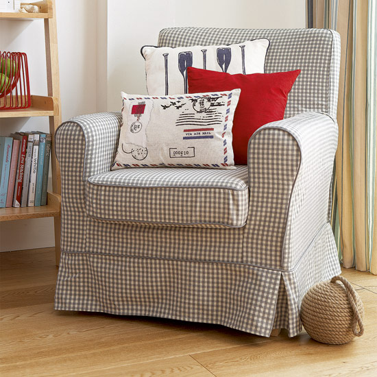 Armchair Armchair | Seaside-style | Dining room makeover | Ideas gallery | Style at Home | Housetohome