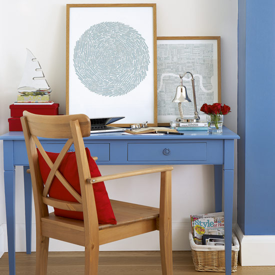 Desk Desk | Seaside-style | Dining room makeover | Ideas gallery | Style at Home | Housetohome
