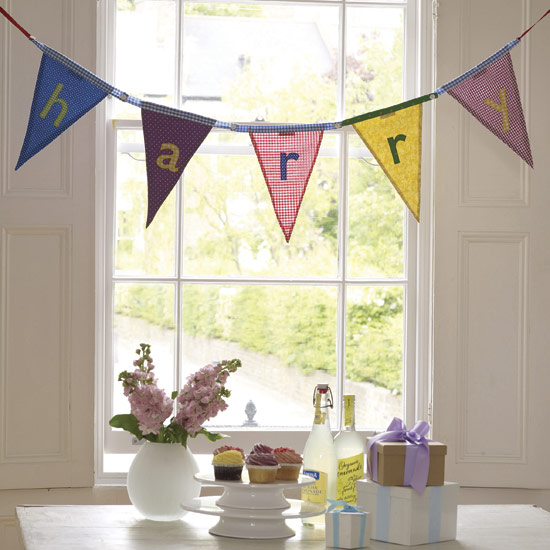 Personalised bunting Personalised bunting | Bunting - 10 ideas | Ideas Gallery | Style at Home | Housetohome