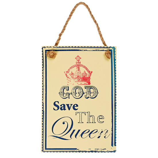 God Save the Queen sign from BHS | Jubilee Home Accessories 10 of the best | Jubilee | Home accessories | Housetohome