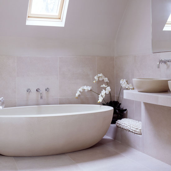 Stone bathroom Stone bathroom | Traditional bathrooms | Bathroom design ideas | Bathrooms | PHOTO GALLERY | 25 Beautiful Homes | Housetohome