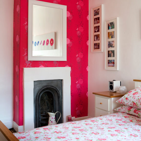 Bedroom feature wall | Alex Pugh | PHOTO GALLERY | Style at Home | Housetohome