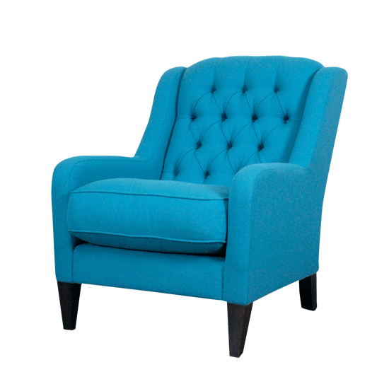 Bladon button-backed armchair from Wesley Barrell
