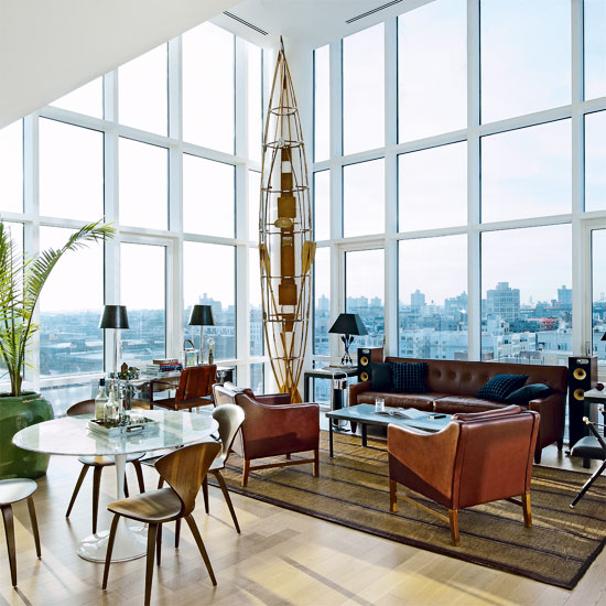 Living room Living room | Be inspired by a vintage-chic New York penthouse | House tour | Livingetc | PHOTO GALLERY