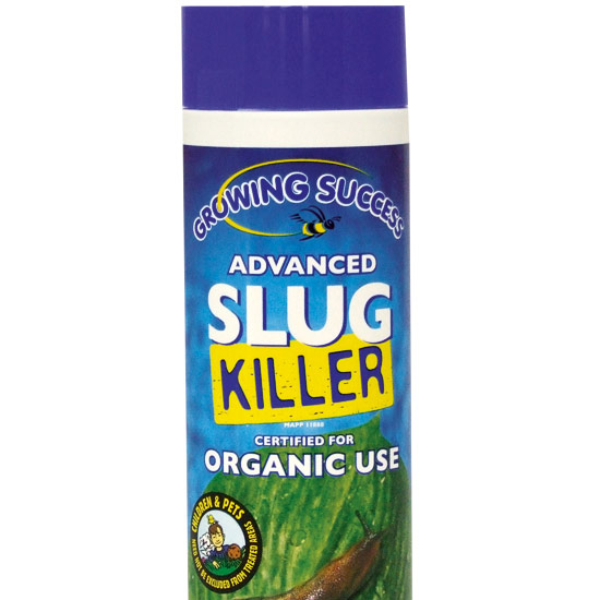 Opt for an organic means of slug control, such as Growing Success Advanced Slug Killer