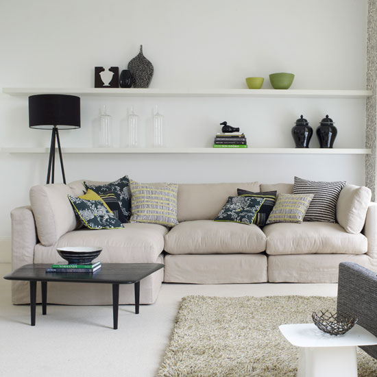 Use shelves for storage or display | Family living rooms | Room idea | Decorating ideas | Homes & gardens | Housetohome | PHOTOGALLERY