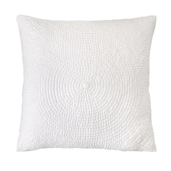 White bergamo cushion from The White Company | Blue and white bedroom - 8 ideas | Bedroom | Housetohome.co.uk