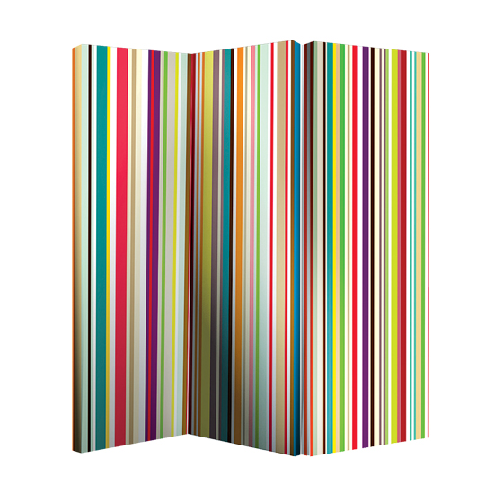Bright stripe screen from Arthouse | 25 Beautiful Home's best buys for May | PHOTO GALLERY | Housetohome.co.uk