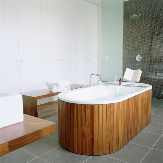 Choose natural décor Choose natural décor | En-suite bathrooms - 10 ideas | Bathroom ideas | Decorating advice | Room idea | Homes & Gardens | Housetohome | PHOTOGALLERY