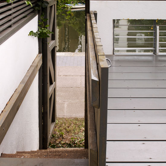 Garden steps Garden steps | Refurbished canalside London home | House tour | Homes & Gardens | Housetohome | PHOTOGALLERY