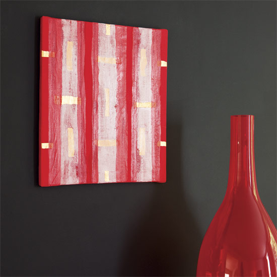Create this easy canvas to jazz up your walls