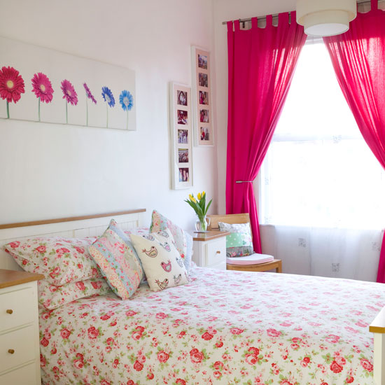 Pink floral bedroom | Bedroom decorating | housetohome.co.uk