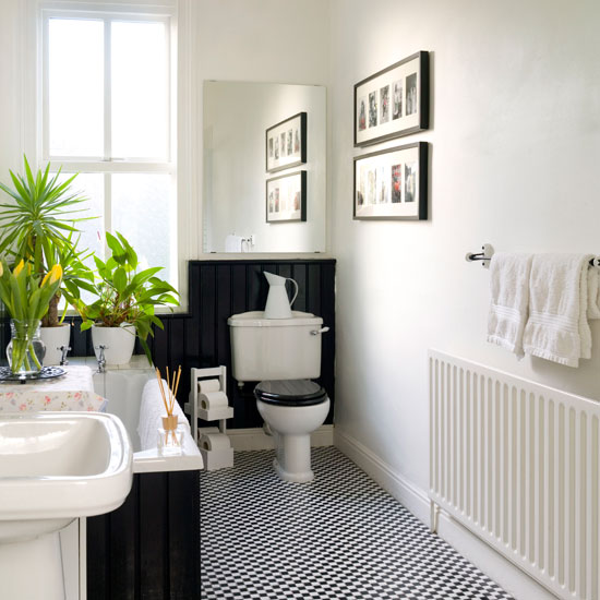 Black and white bathroom | Bathroom design | housetohome.