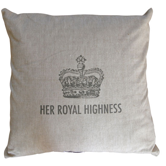 Her Royal Highness cushion from Berry Red Her Royal Highness cushion from Berry Red | Jubilee cushions | accessories | 10 OF THE BEST | Country Homes & Interiors | Housetohome